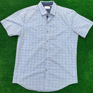 Anchors and Boa Button Up Shirt (READ DESCRIPTION)